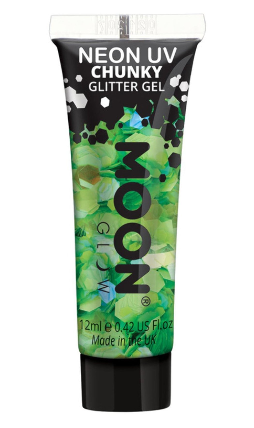 Purpurina em Gel Verde Neon UV