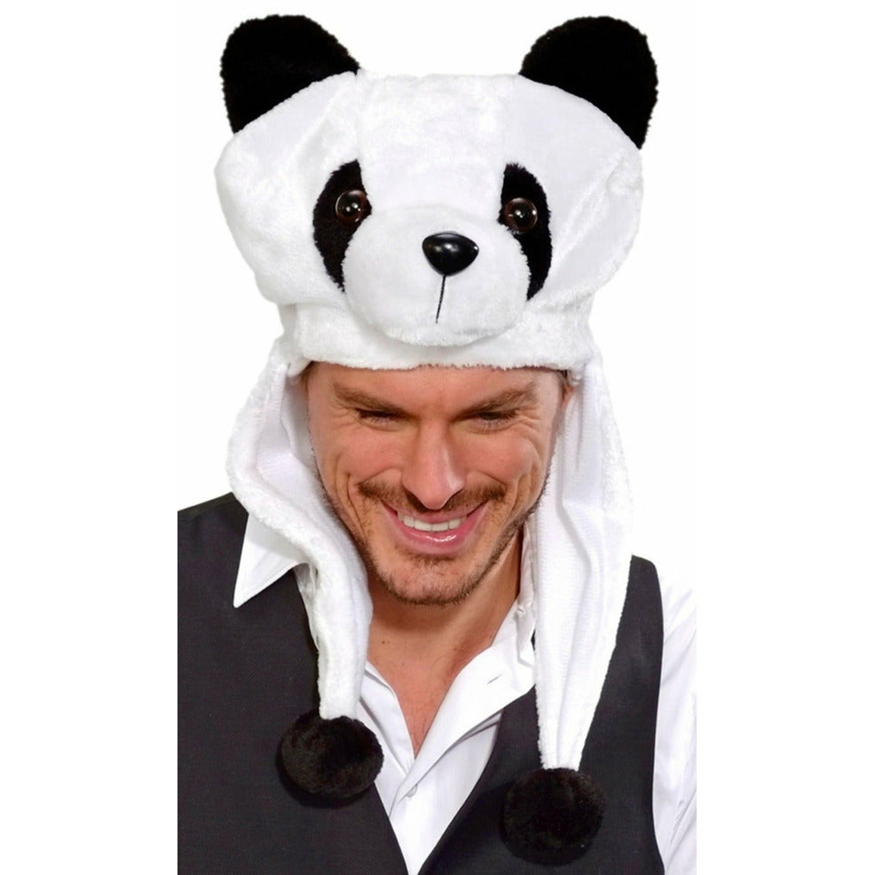 Gorro de Oso Panda Bicolor | Don Disfraz