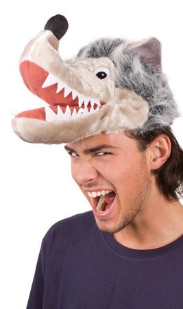 Gorro de Lobo Cinza