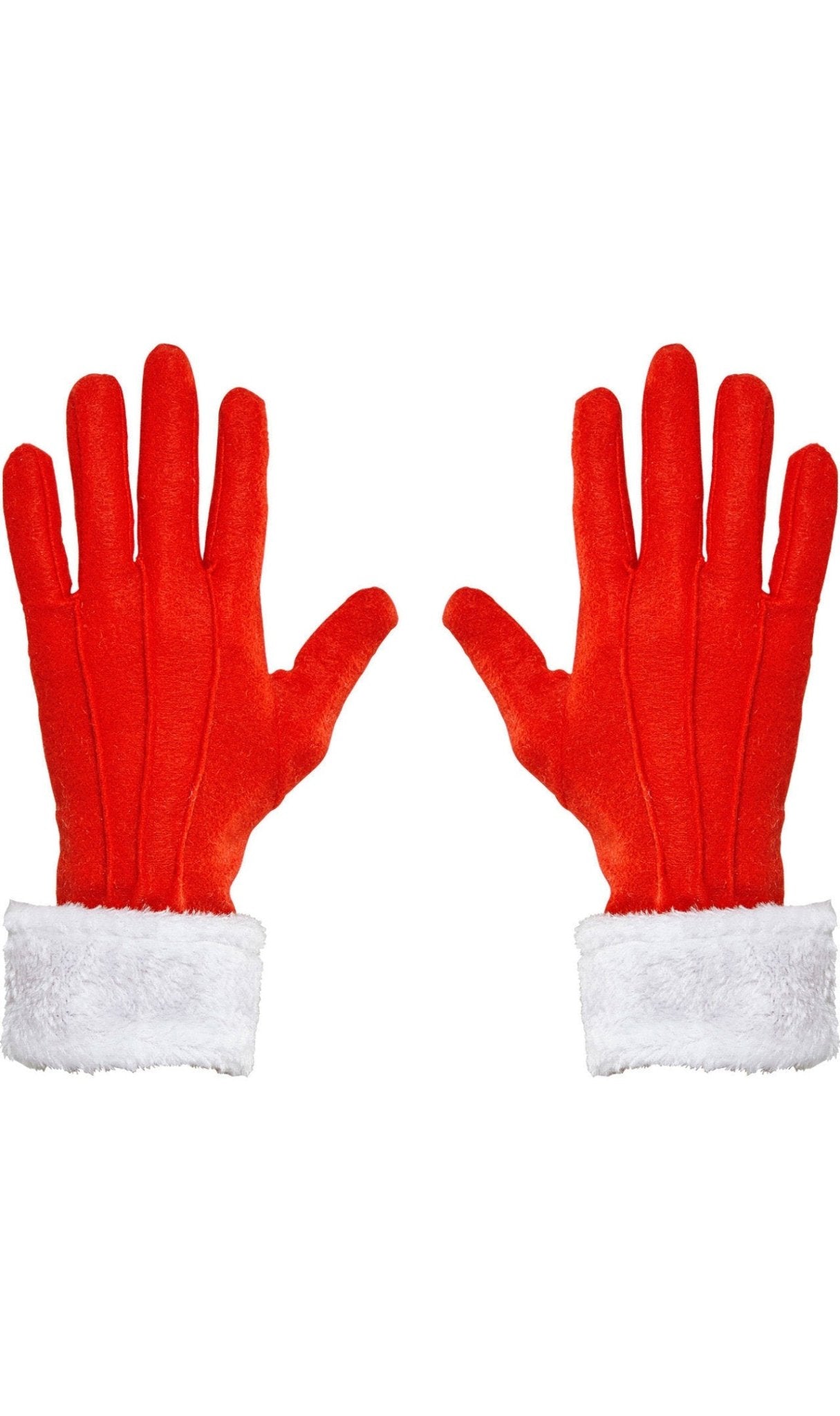 Luvas de Pai Natal em Peluche