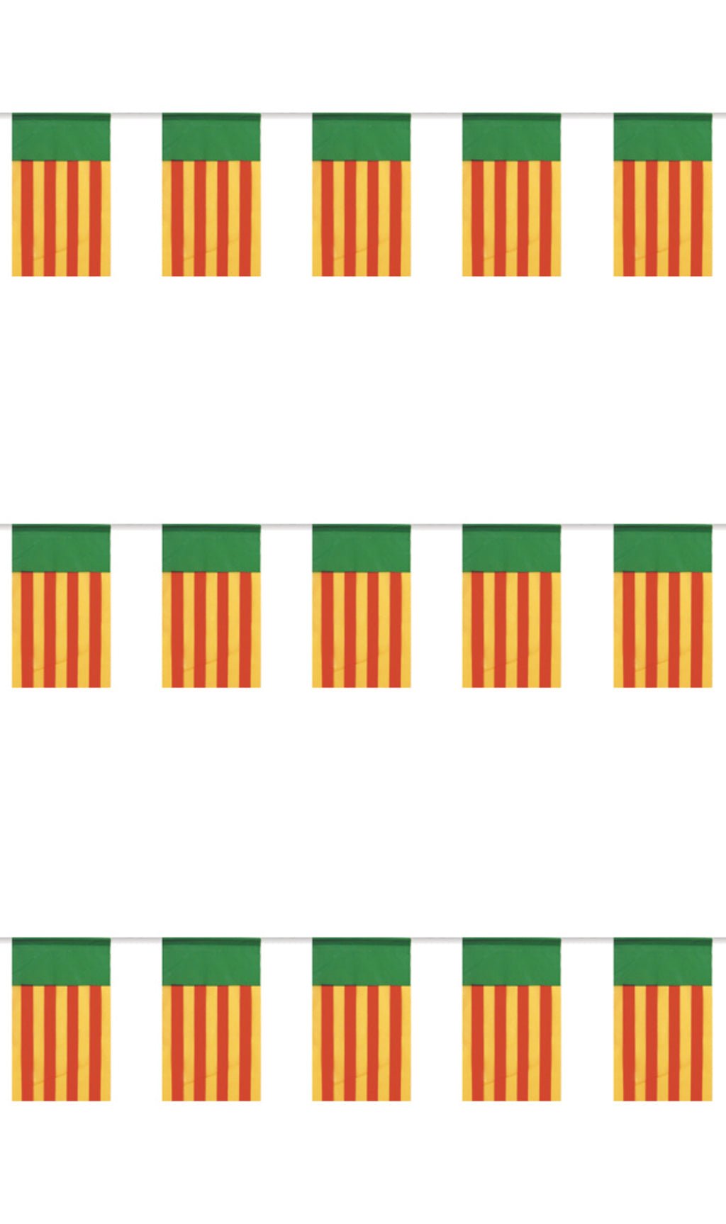 Guirlanda Bandeirolas de Castellón