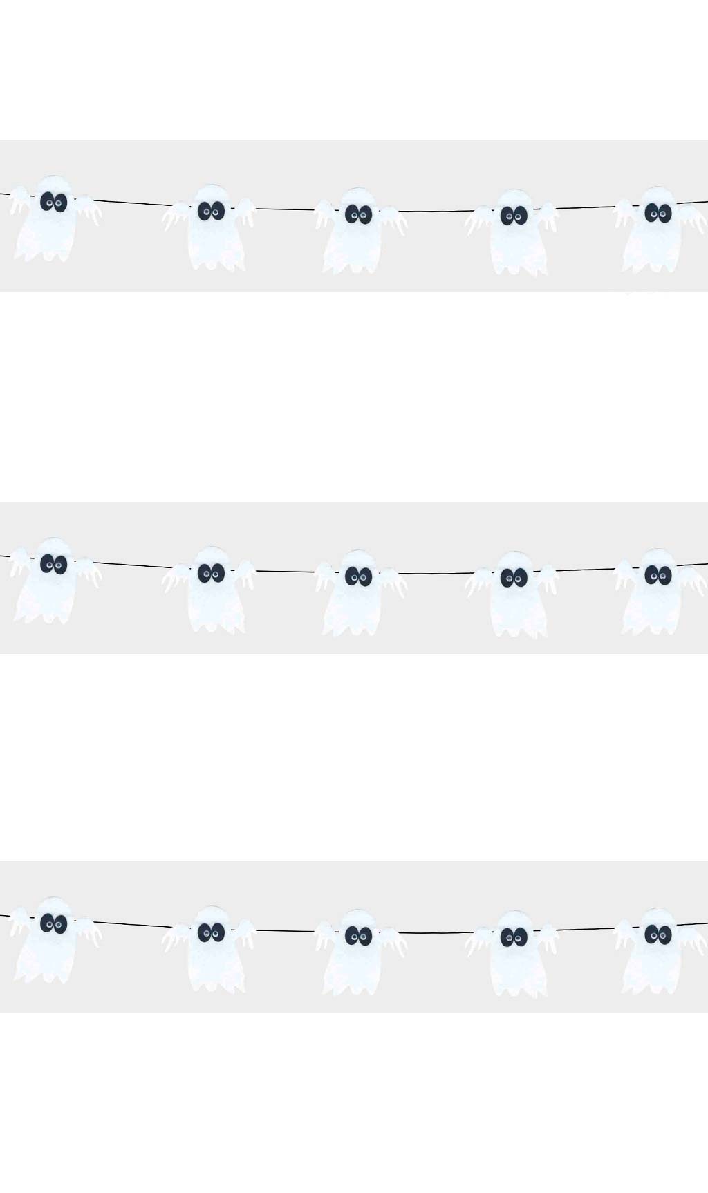 Grinalda de Fantasmas em Feltro