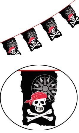 Grinalda Pirata Caveiras