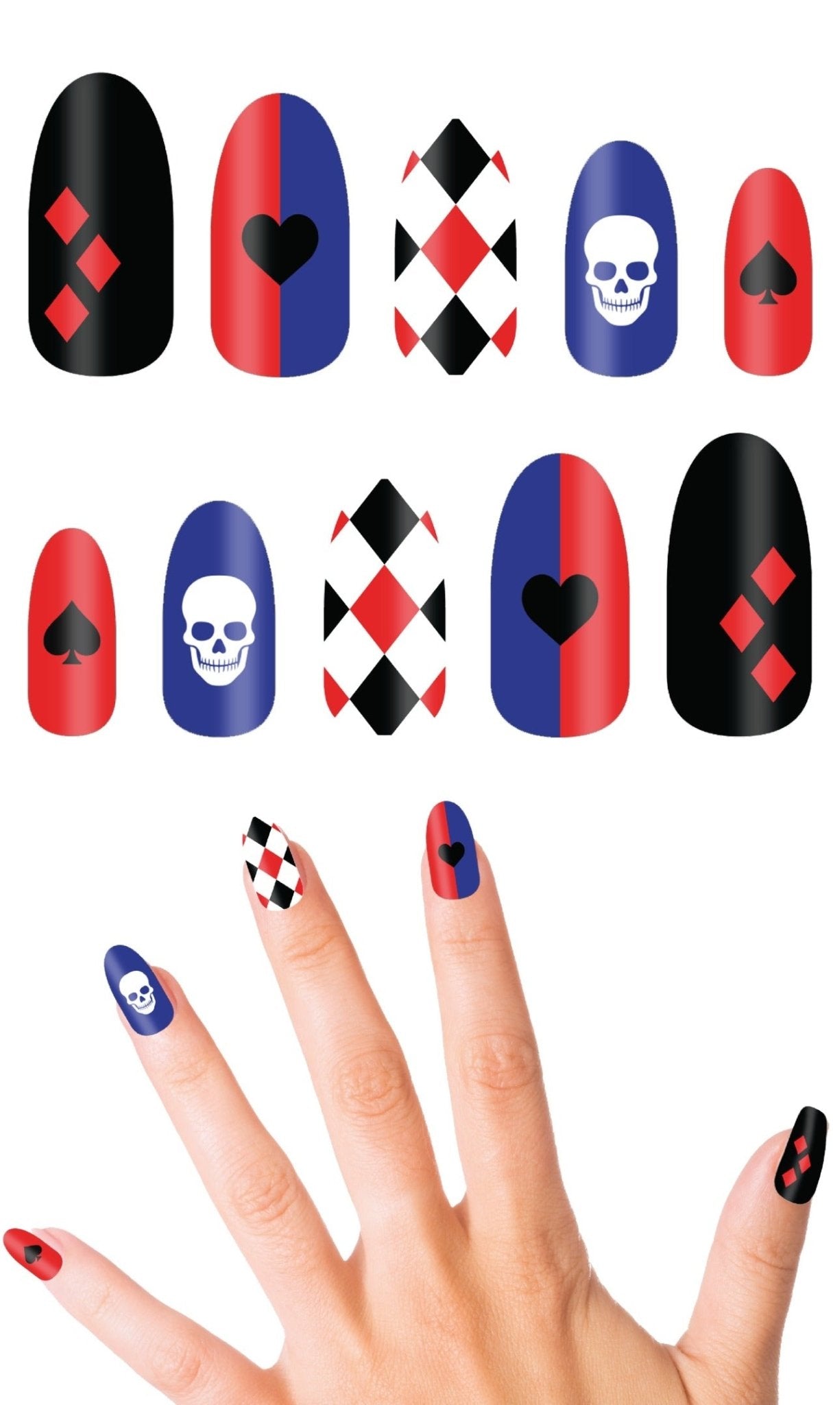 Kit de 10 Unhas Harley