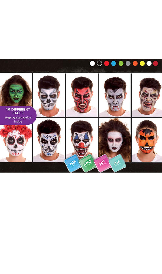 Kit de Maquilhagem de Halloween