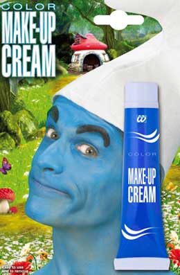 Maquilhagem Azul em tubo