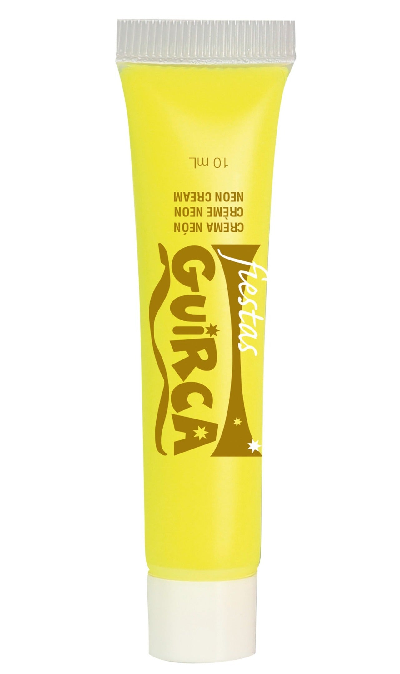 Maquiagem Creme Amarelo Fluorescente