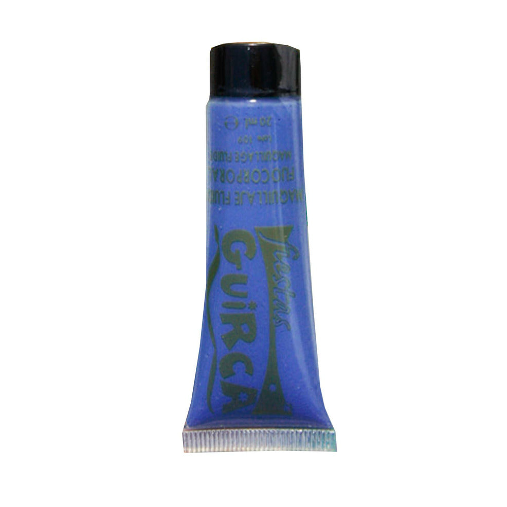 Maquillaje en Crema Azul | Don Disfraz