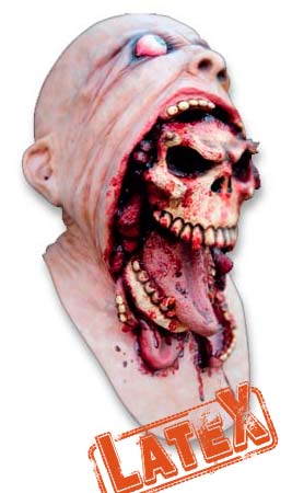 Máscara de latex de Alien Charlie