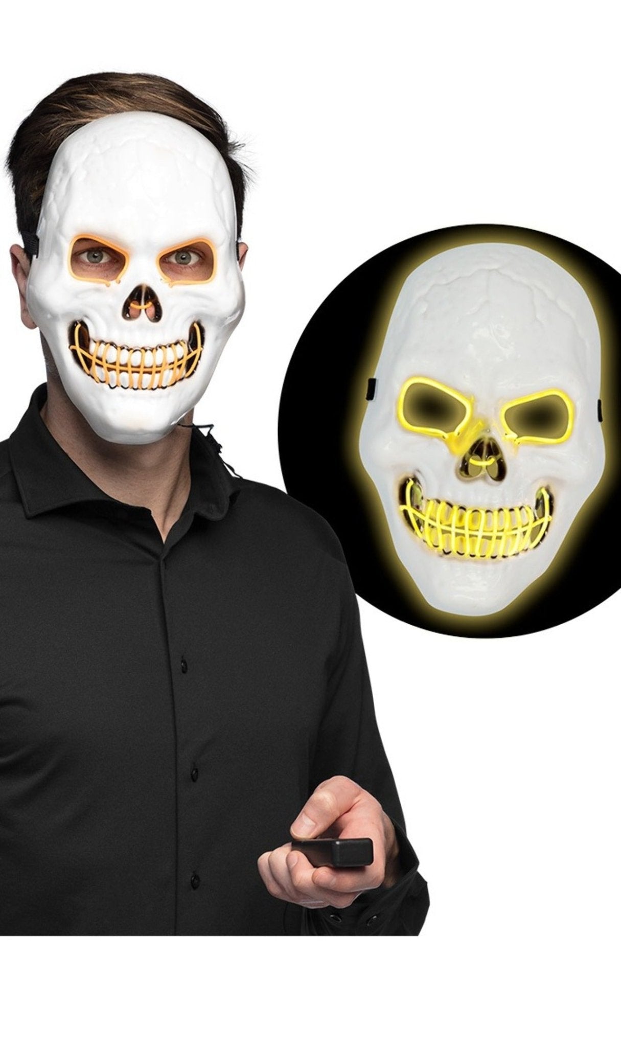 Máscara Led de Caveira Assassina