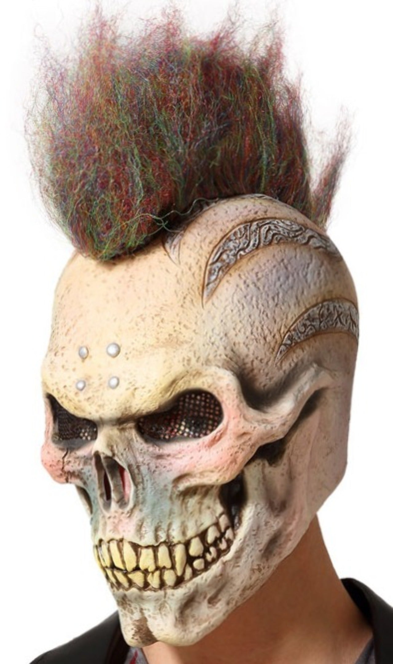 Mascara Bruxa Assustadora em Látex Halloween Festas em Promoção na  Americanas