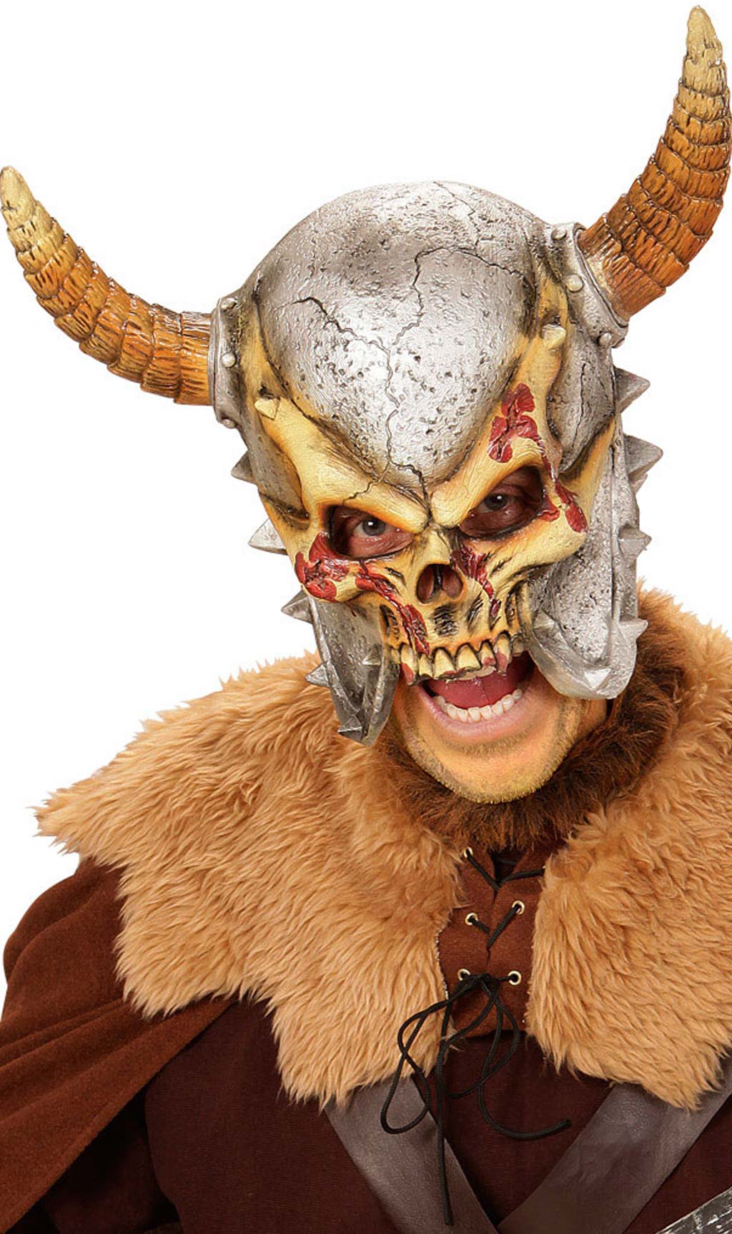 Máscara de latex com Chifres