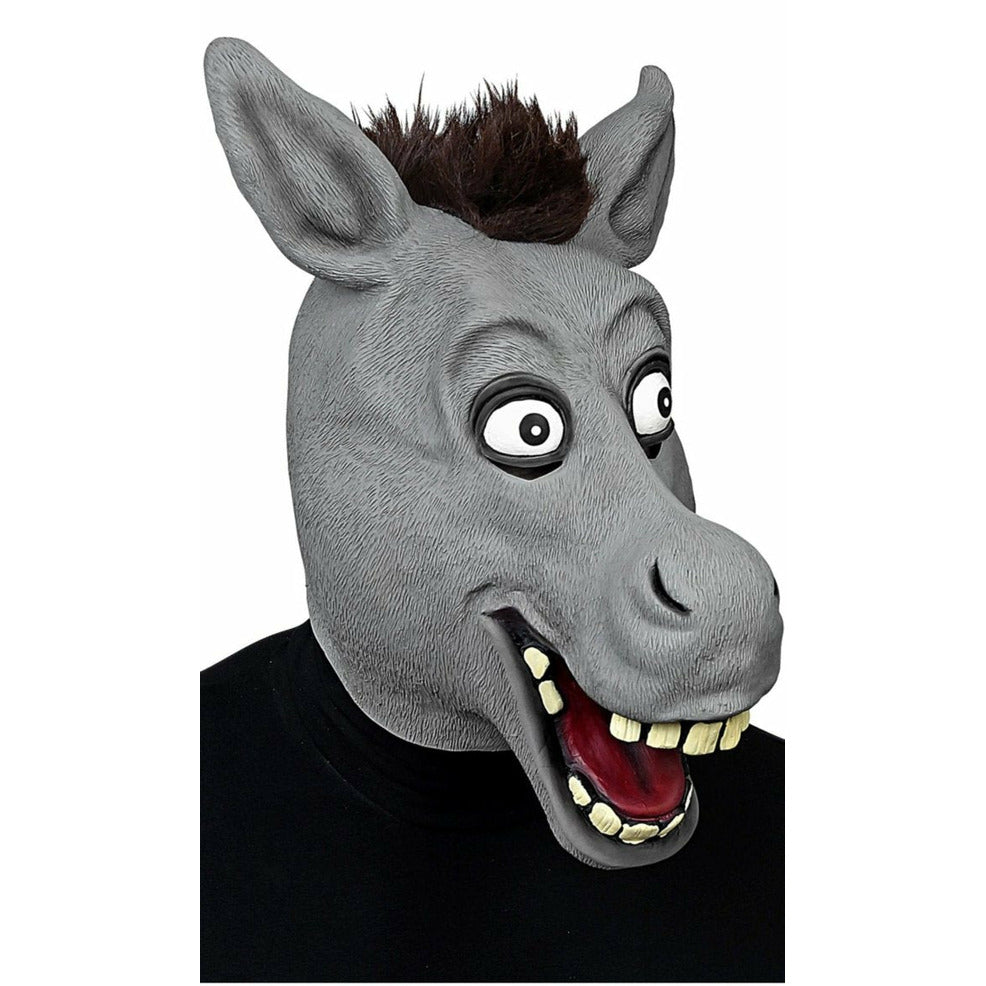 Máscara de látex de Burro Gris | Don Disfraz