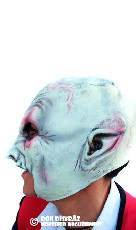 Máscara de Latex de Vampiro Branco