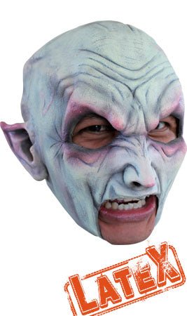 Máscara de Latex de Vampiro Branco