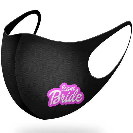 Máscara em Tecido de Despedida Team Bride" para adulto"