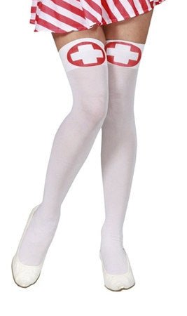 Meias Brancas de Enfermeira