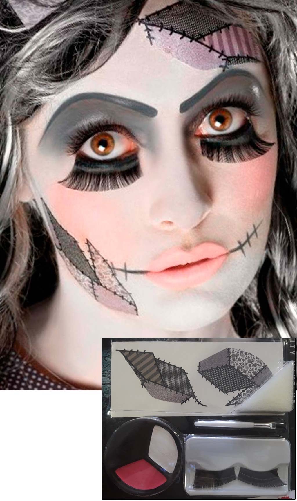 Kit de Maquilhagem de Boneca Sinistra