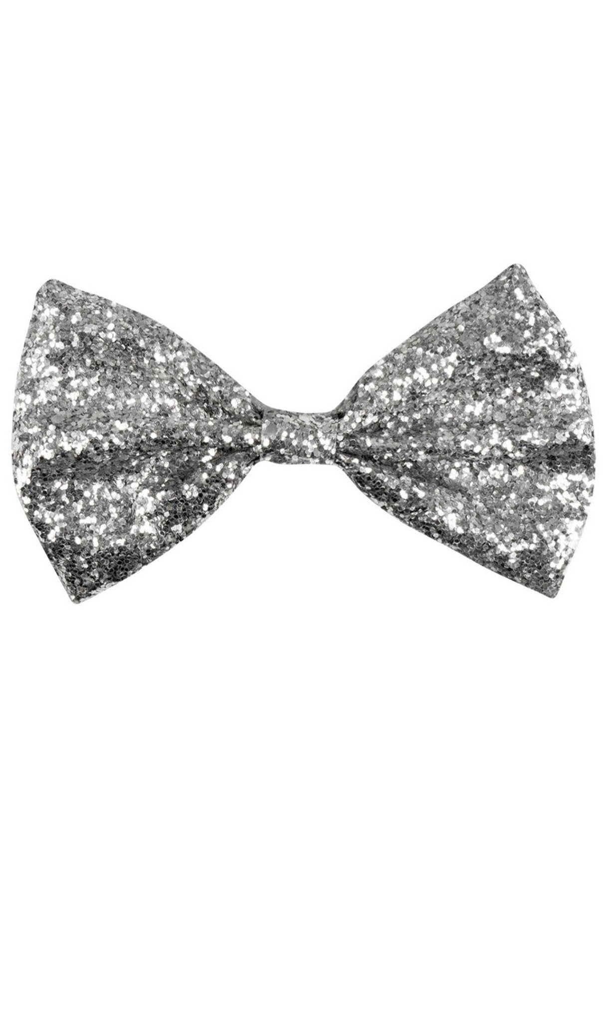 Gravata Borboleta Prateada