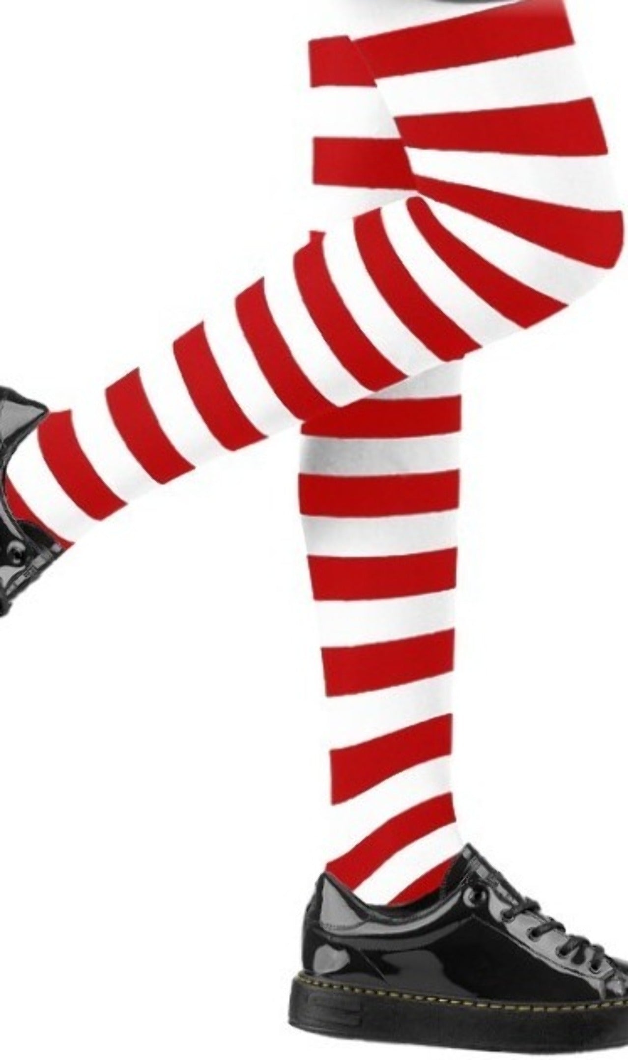 Collants com Listras Vermelhas e Brancas eco para crianças