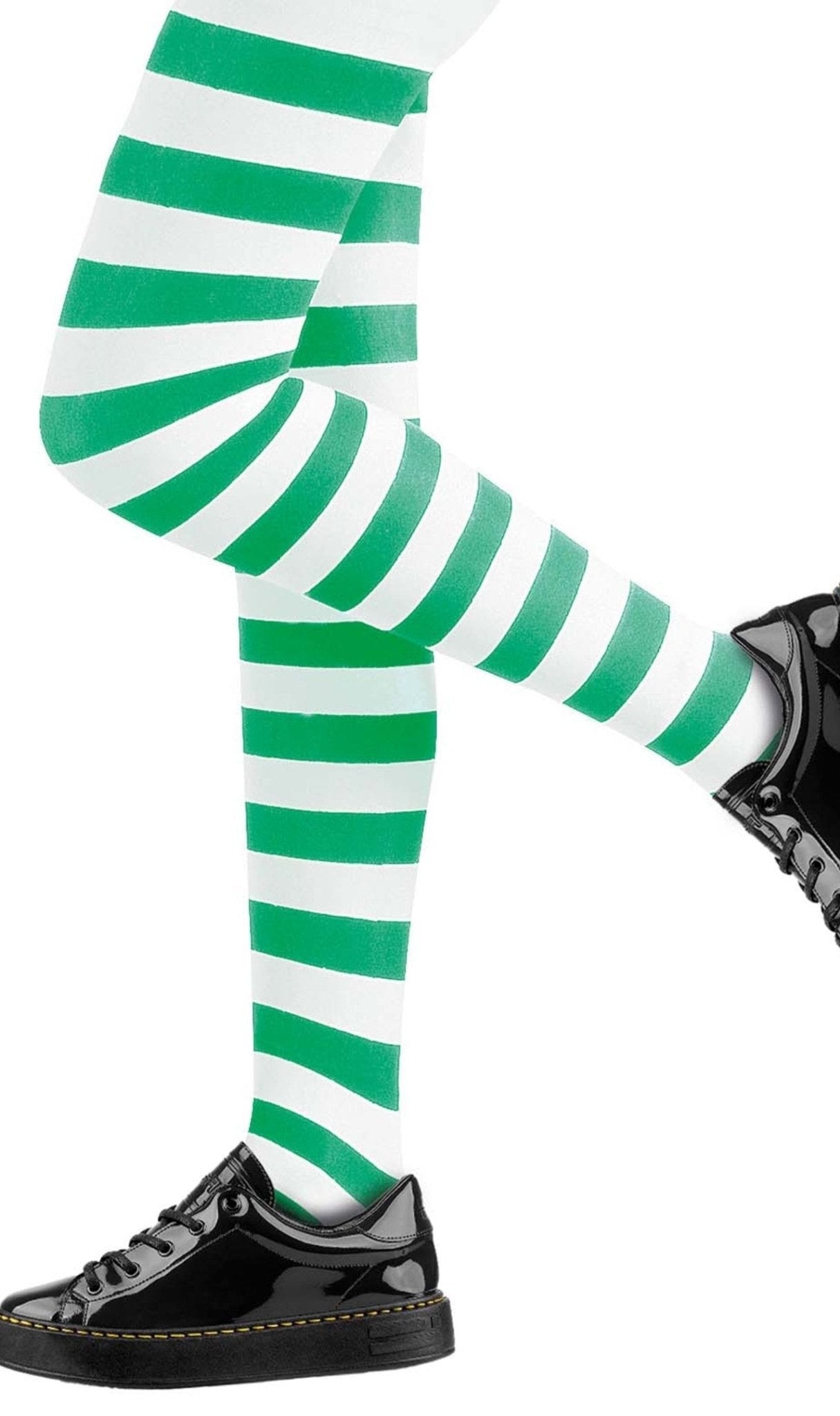 Collants Listrada Verde e Branca para crianças