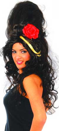 Peruca de Popstar com Topete