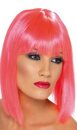 Peruca Curta Colorida