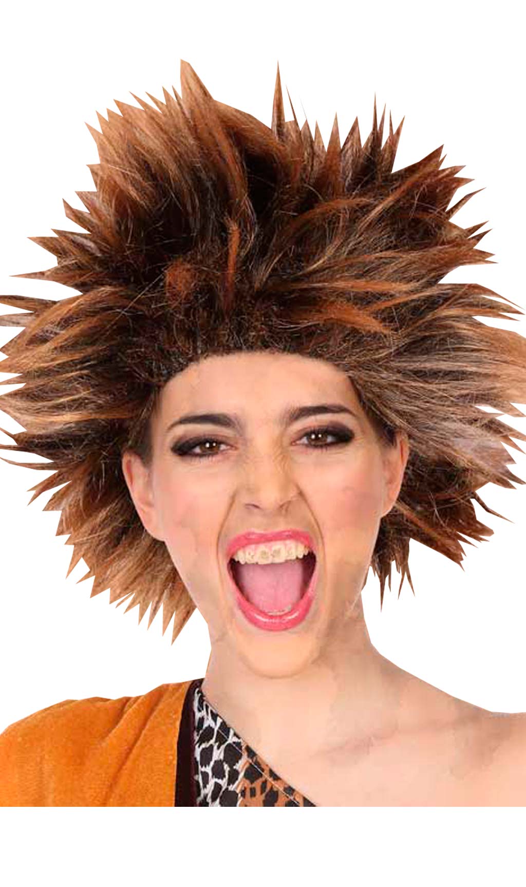 Peruca de Homem das Cavernas Selvagem