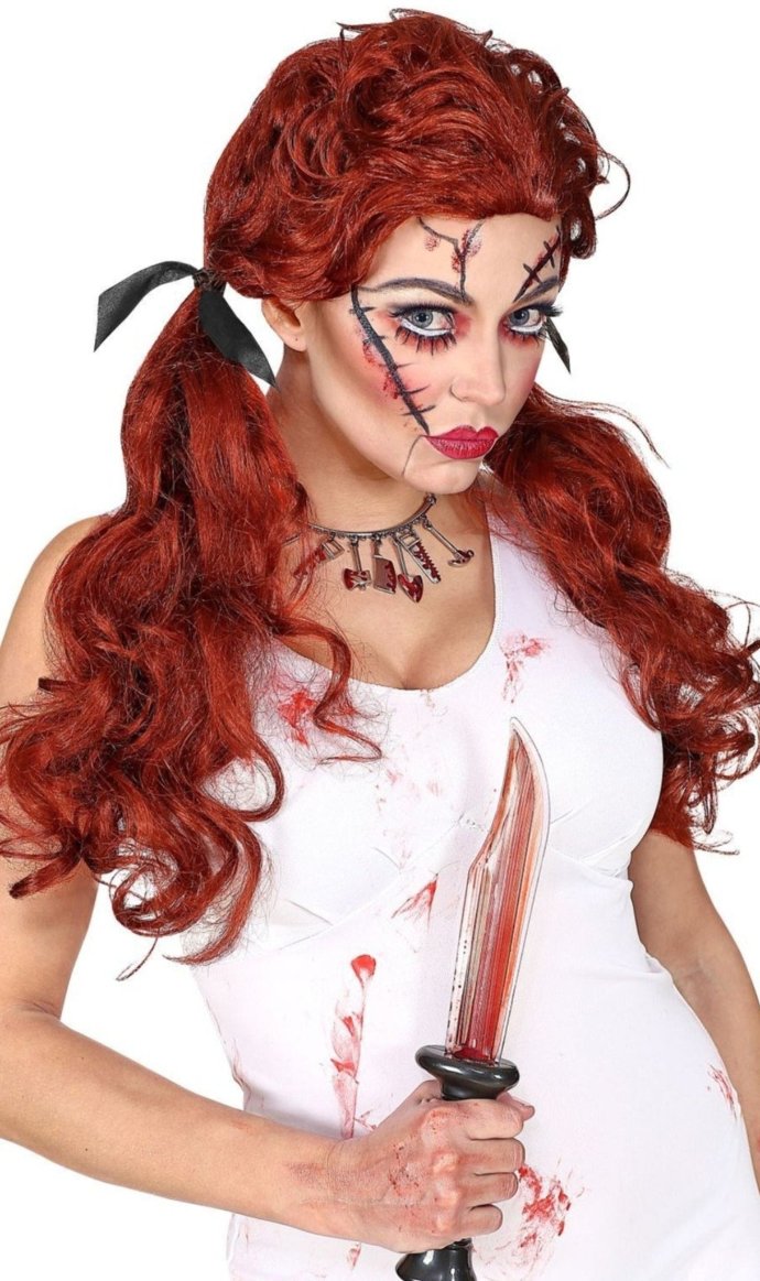 Peruca de Boneca com Rabo de cavalo