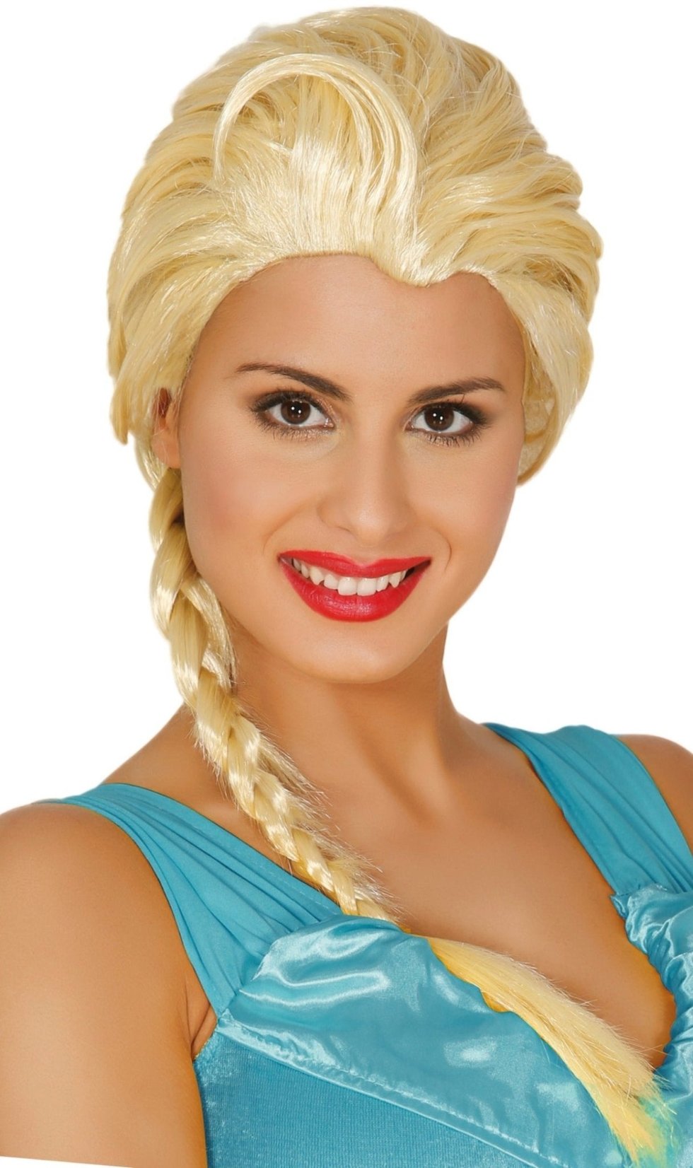 Peruca de Princesa do Gelo