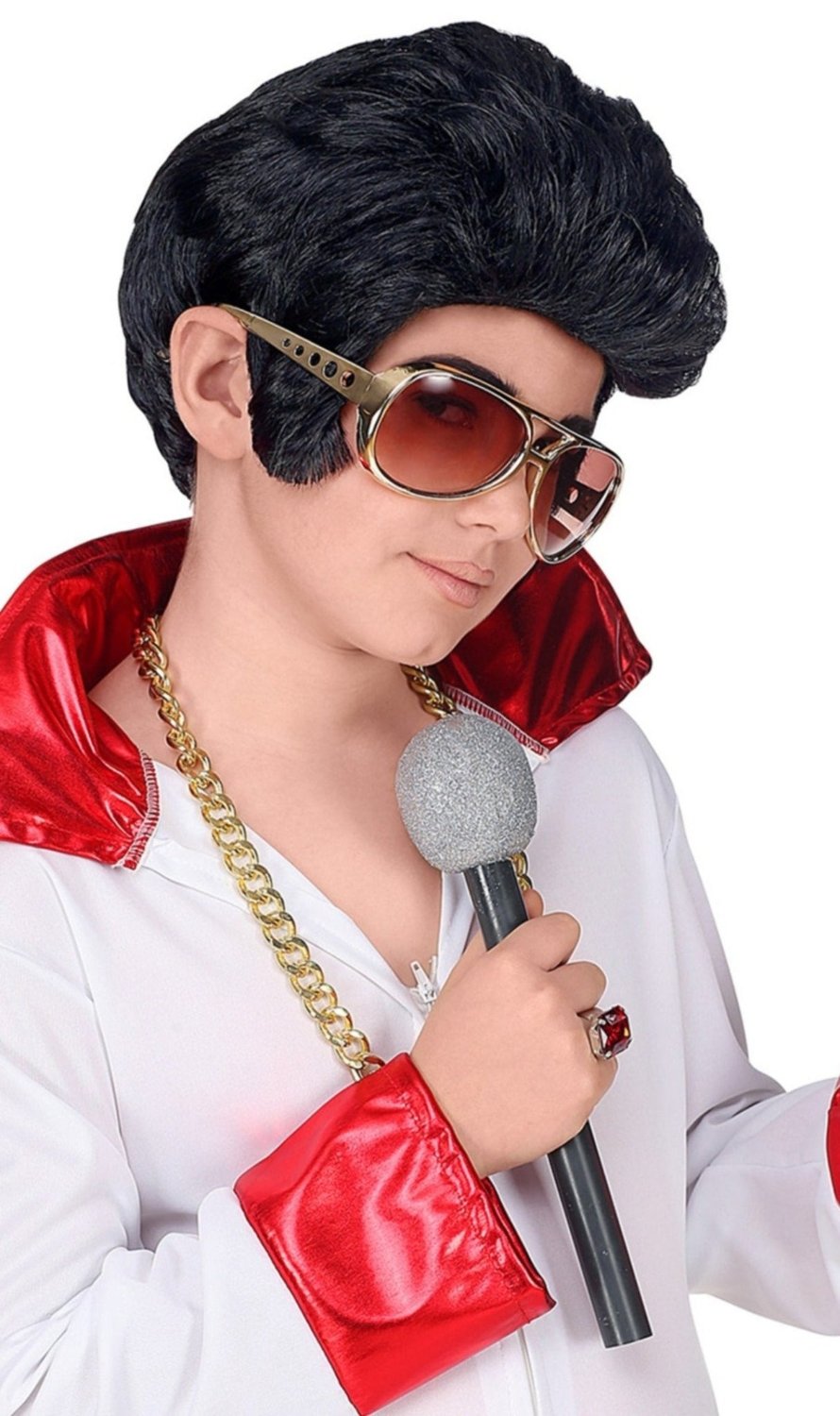Peruca do Rei do Rock para criança