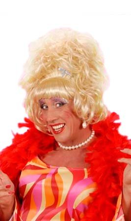 Peruca de Drag com Touca