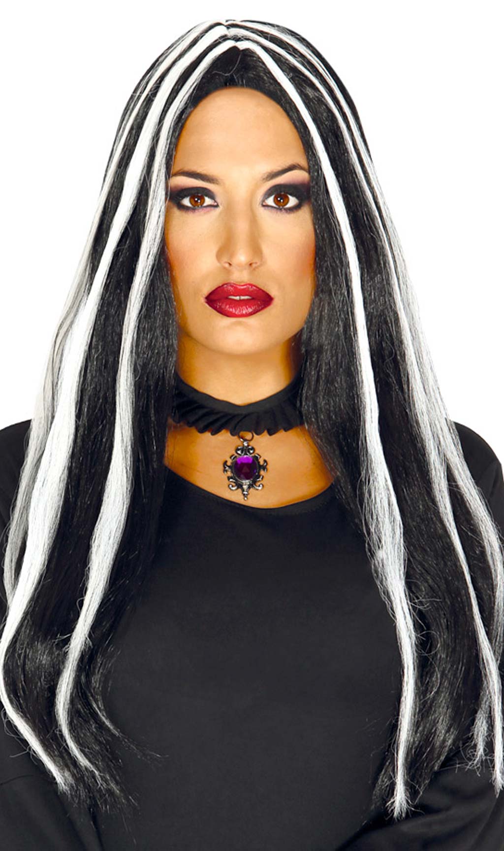 Peruca de Gótica com Madeixas