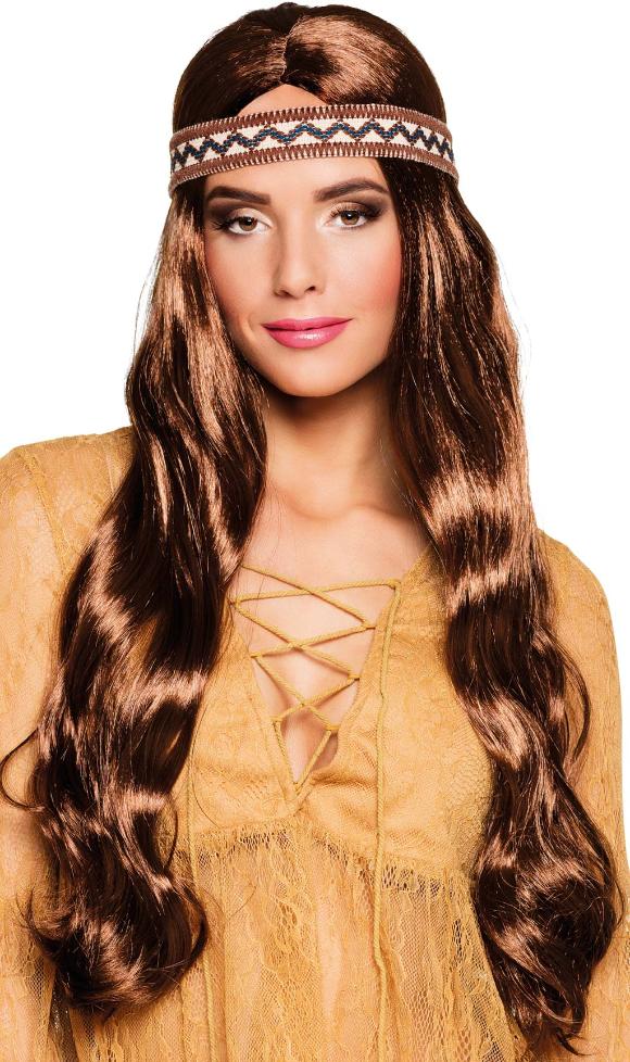 Peruca de Hippie com Fita