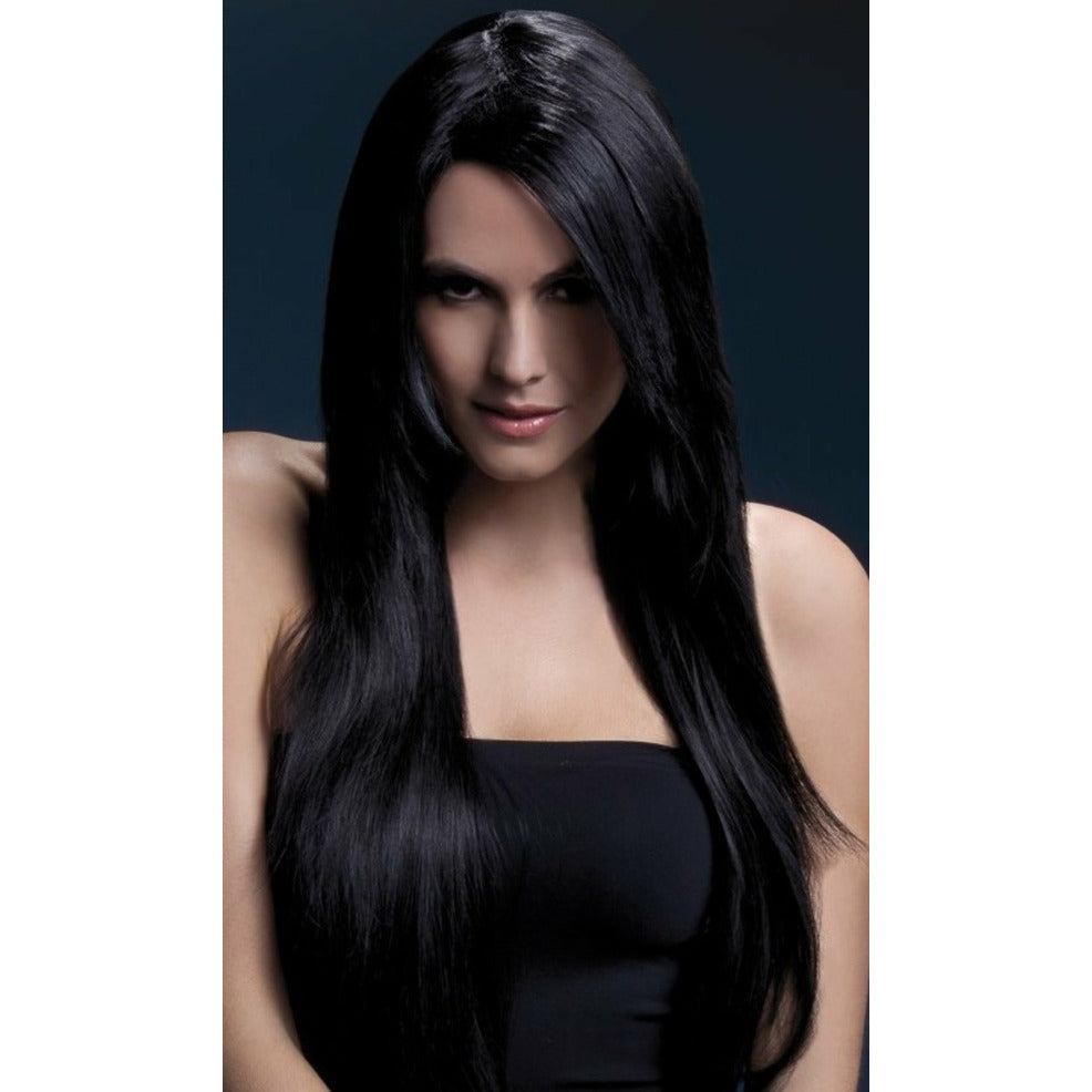 Peluca Negra Amber | Don Disfraz
