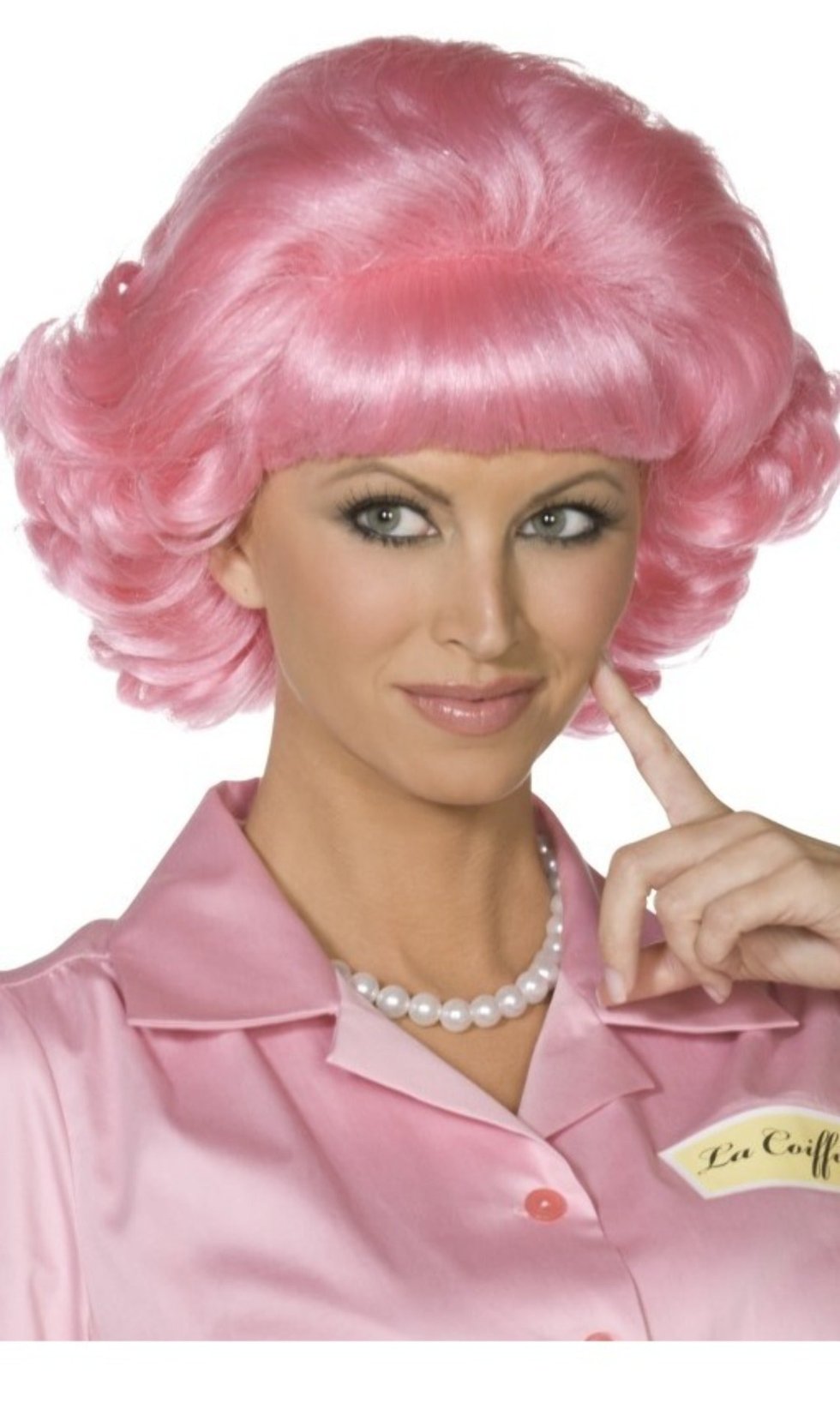 Peruca Rosa de Grease