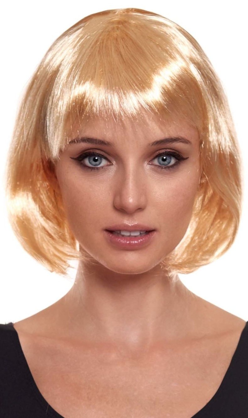 Peruca Loira Curta Raffaella