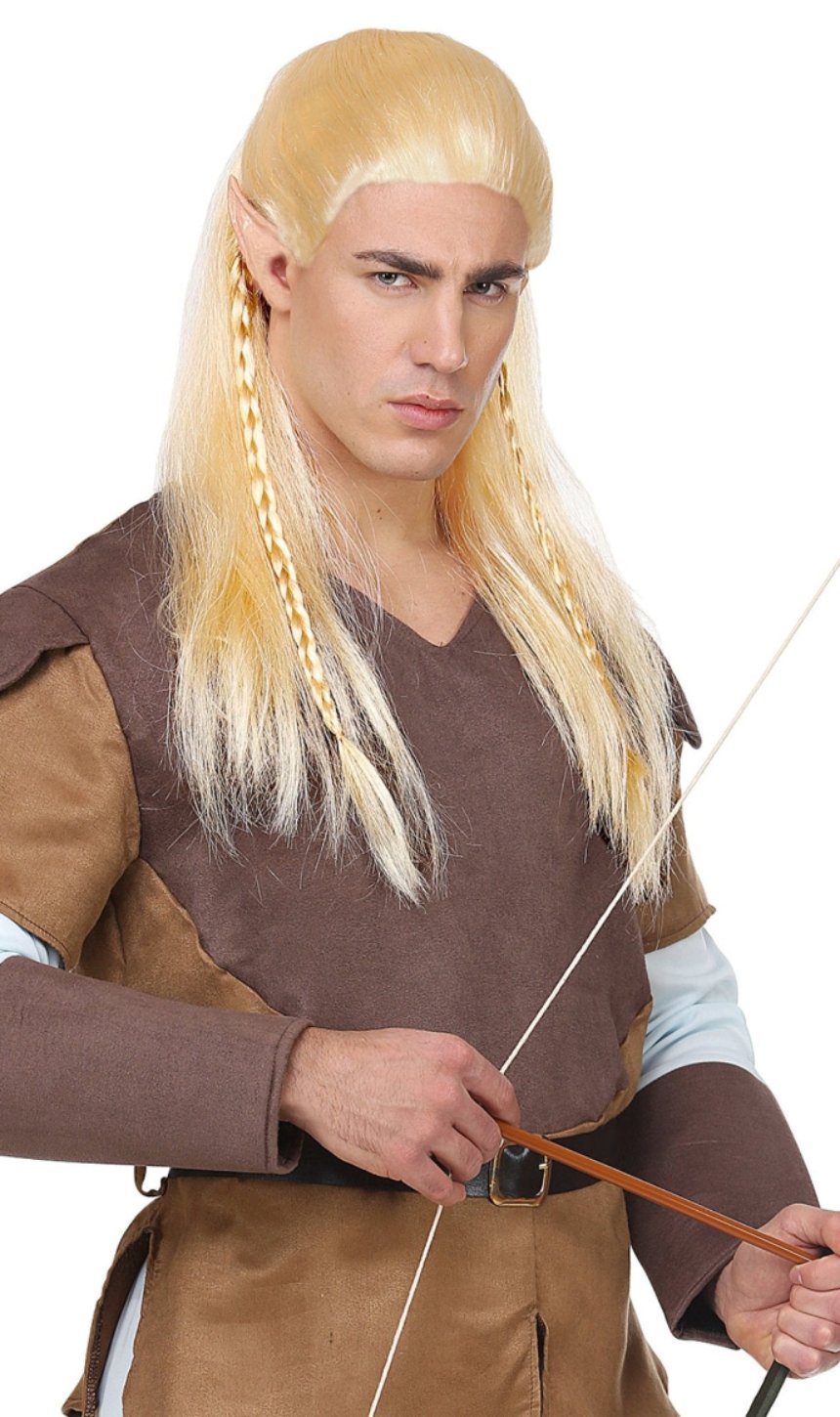 Peruca Loura de Elfo