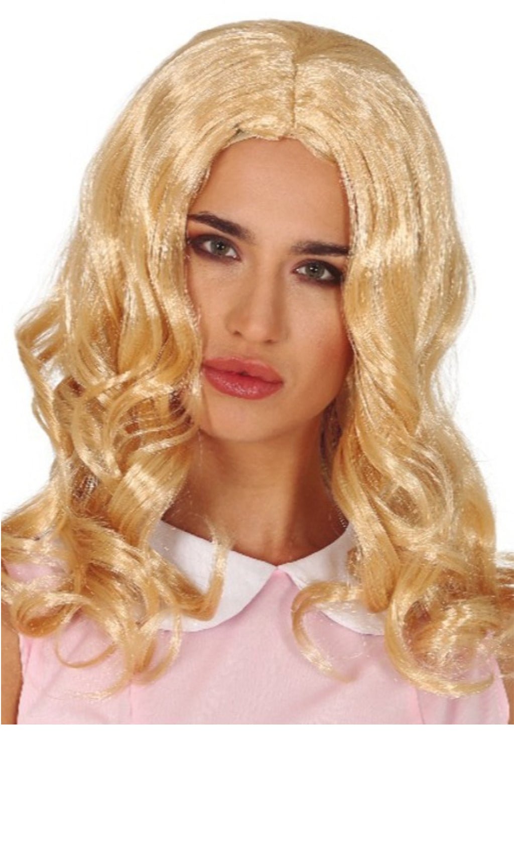 Peruca Loira Cabelo Longo Ondas