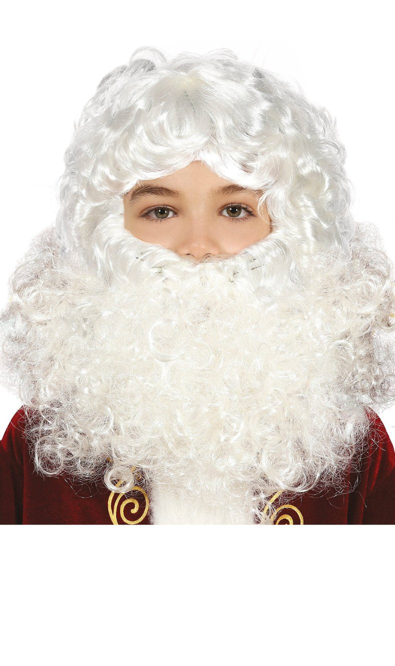 Peruca e Barba de Pai Natal infantil
