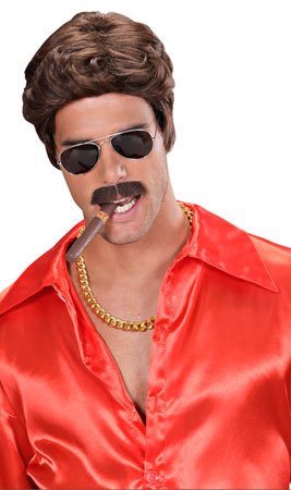 Peruca e Bigode de Playboy