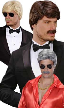 Peruca e Bigode de Playboy