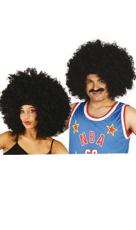Peruca dos Anos 60 Afro