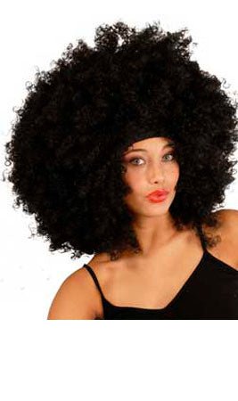 Peruca dos Anos 60 Afro