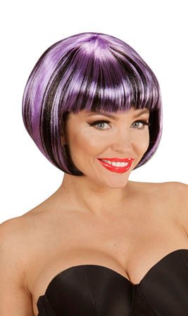 Peruca com Madeixas Coloridas