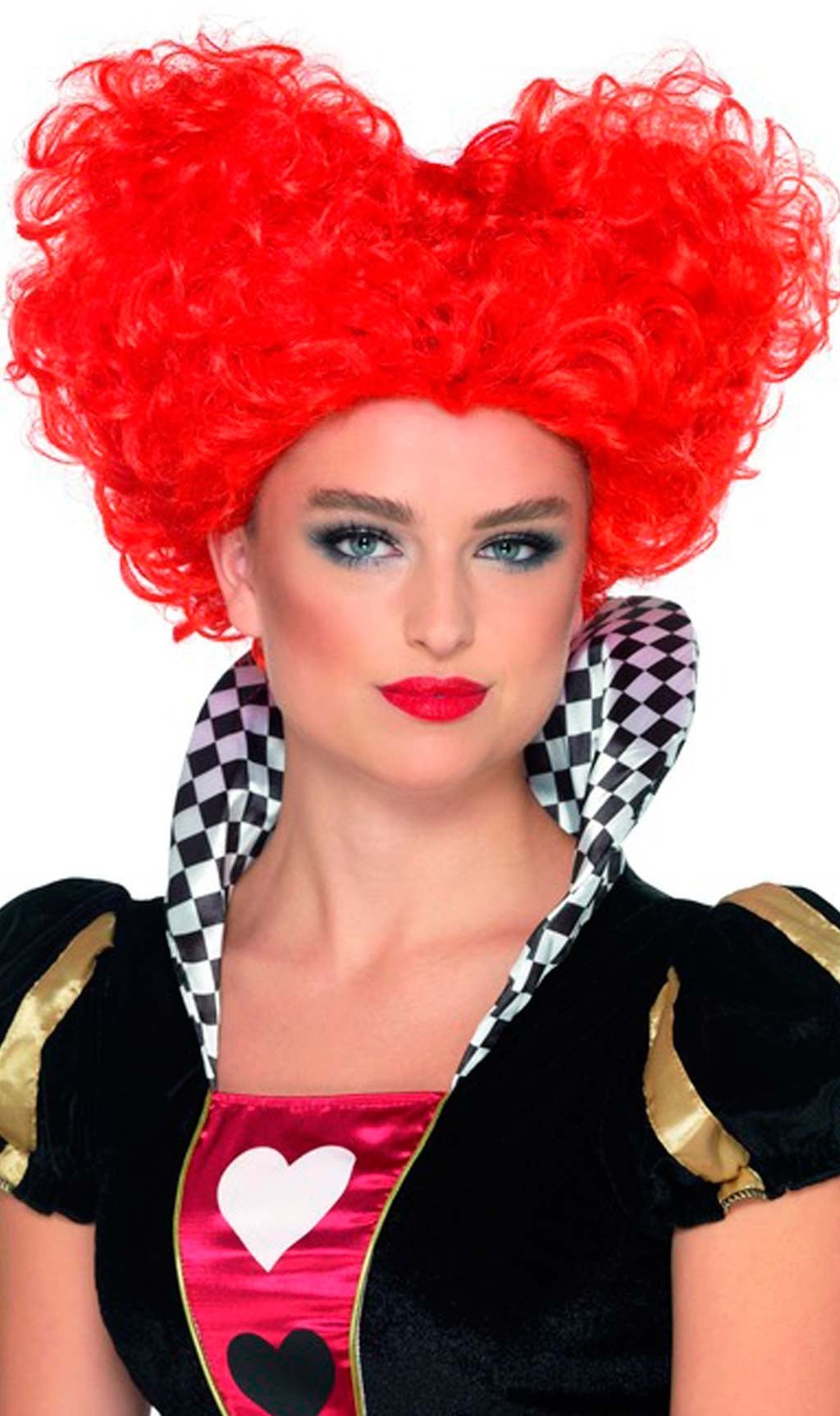 Peruca de Dama de Copas Deluxe