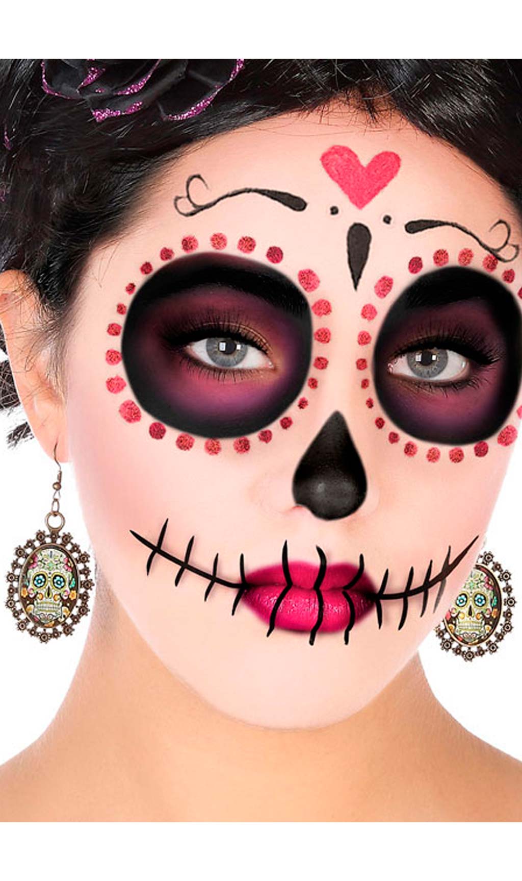 Brincos de Catrina Mexicana