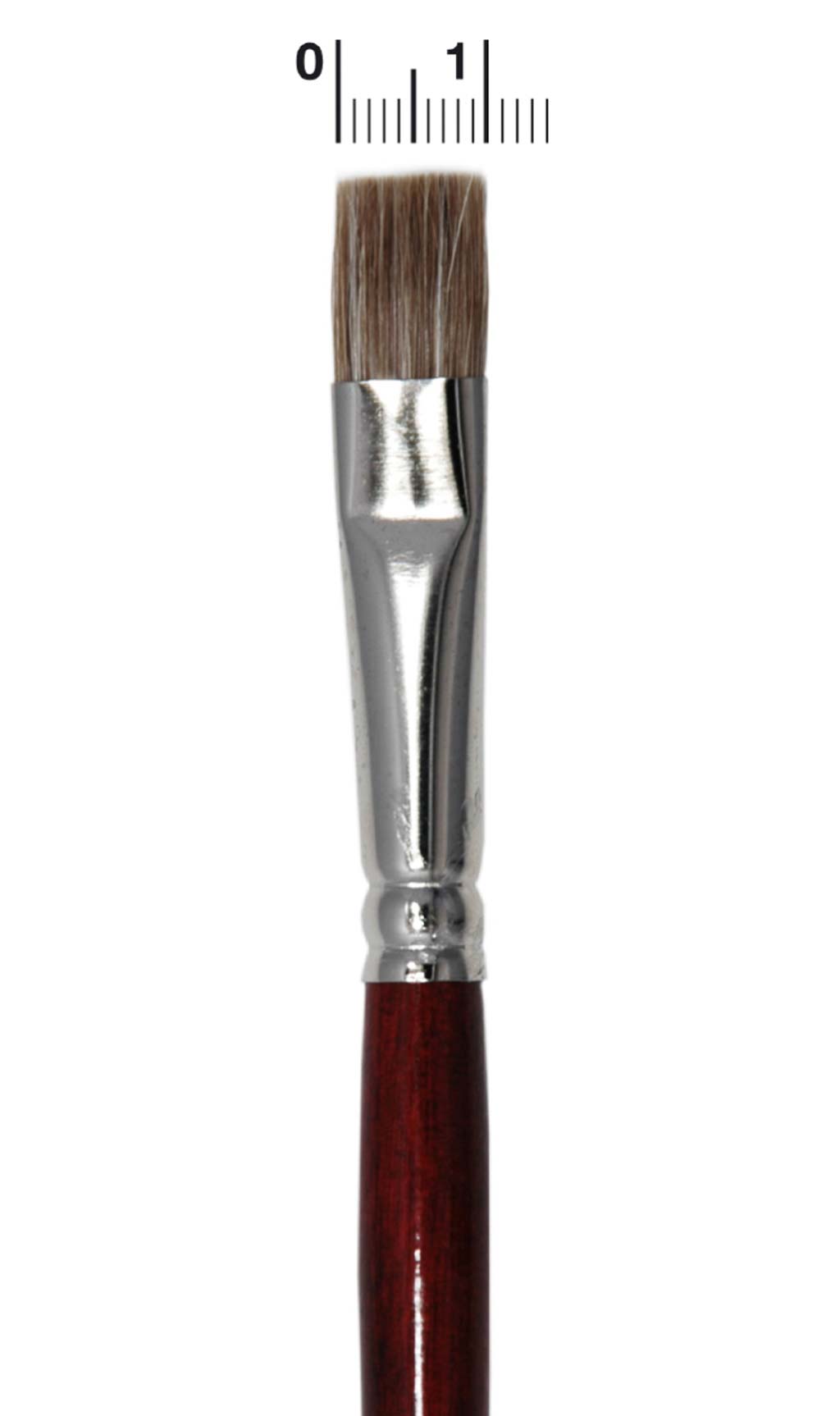 Pincel Plano 10 mm de Boi Profissional