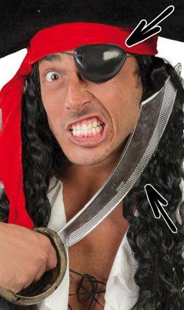 Sabre de Pirata com Pala