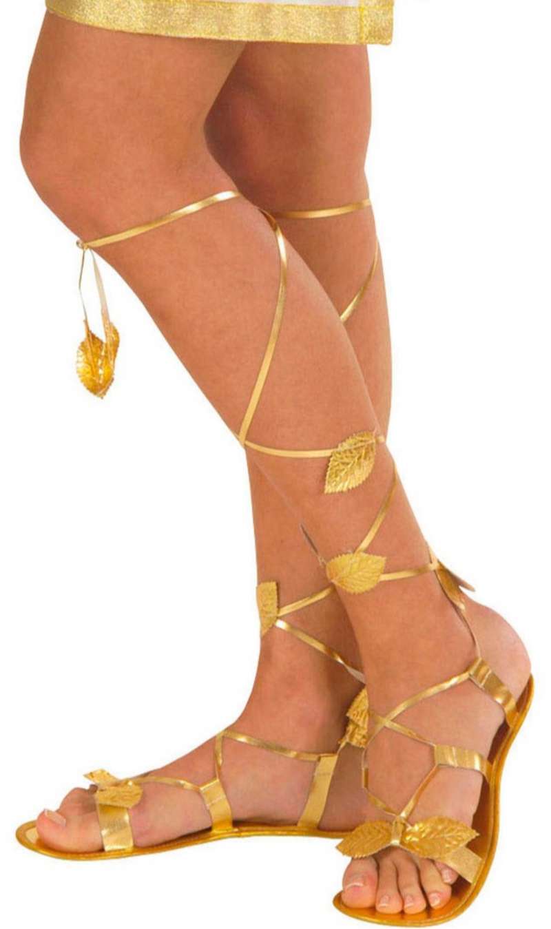 Sandálias de Estilo Romano, Grego ou Egípcio para senhora Costumalia